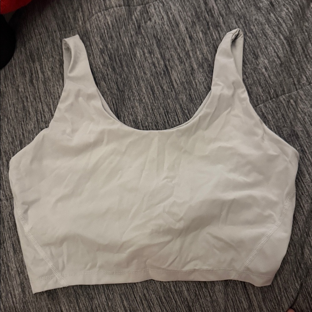 Arizona Jean Company White Scoop Neck Crop Top